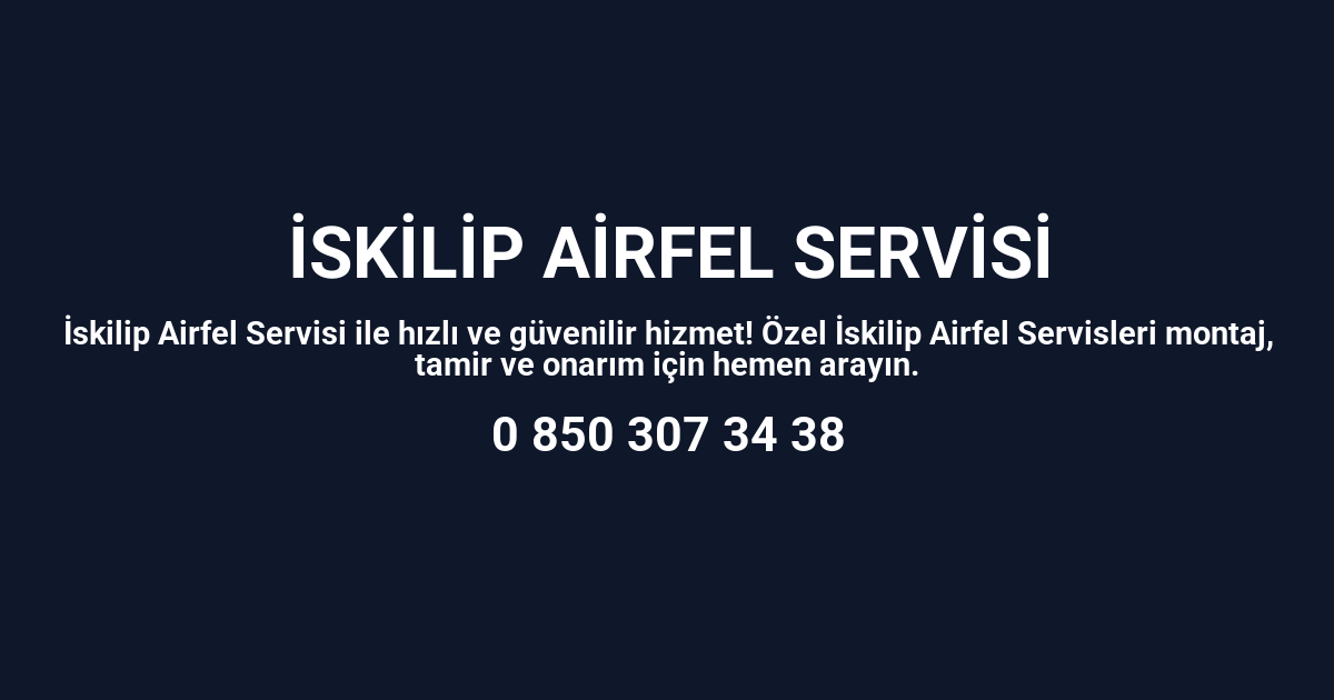 İskilip Airfel Servisi